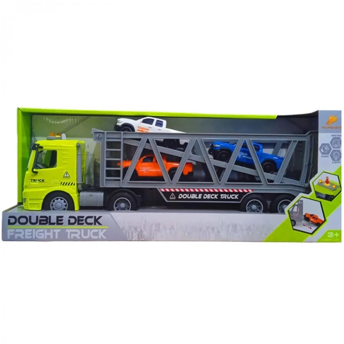 CANEM PY8831A SÜRTMELİ PİLLİ SESLİ IŞIKLI ARABALI TAŞIYICI TIR 3+