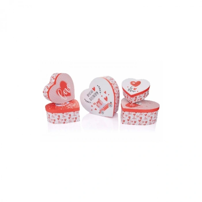 GIPTA VALENTINES DAY CARITAS KALPLİ HEDİYE KUTUSU BX0656 E 260x265x115mm