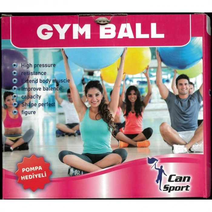 CAN SPORT CSY-65 PILATES TOPU POMPA HEDİYELİ 65 CM.