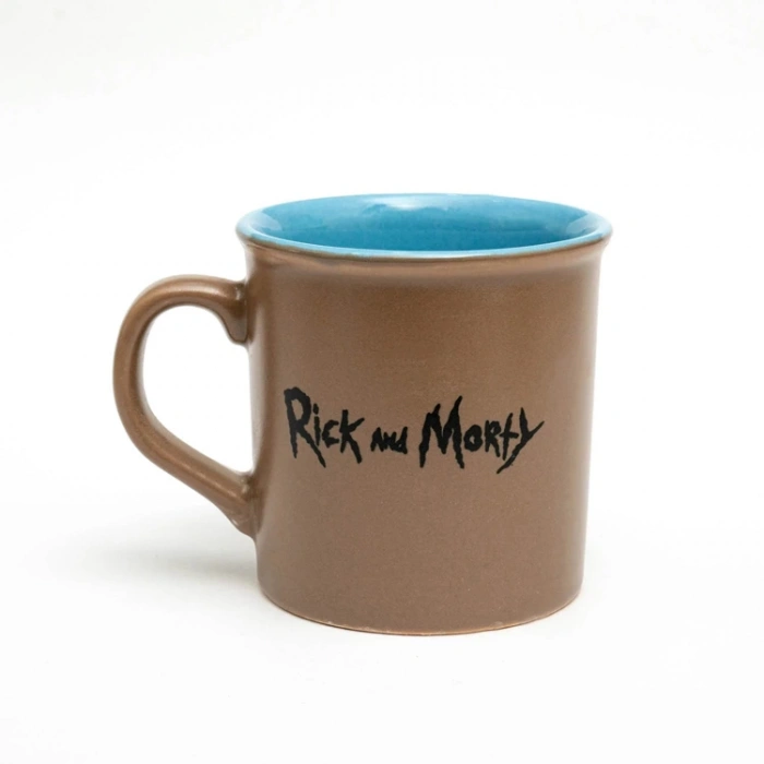 MACMUG RICK MORTY AMSTERDAM MUG RICK SANCHEZ İÇ KISMI MAVİ DIŞI SÜTLÜ KAHVE SERAMİK KUPA