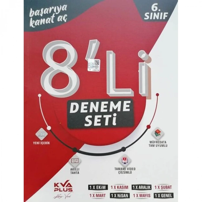 KORAY VAROL AKADEMİ 6. SINIF TÜM DERSLER 8Lİ DENEME SETİ