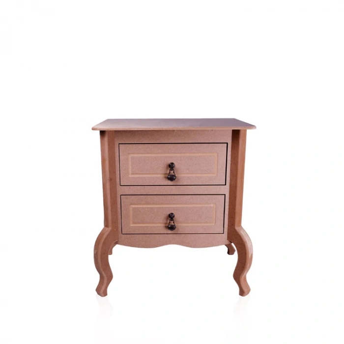 TEKNOPOİNT AHŞAP HOBİ İKİ ÇEKMECELİ KOMİDİN