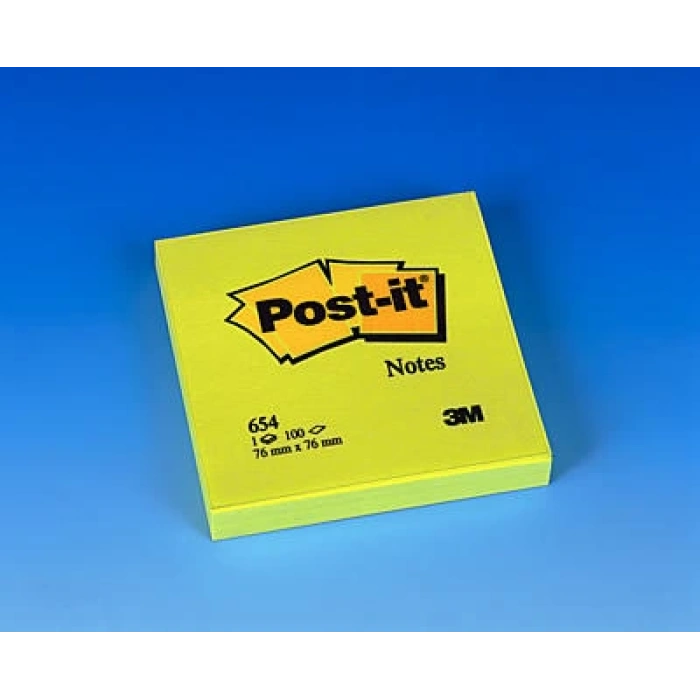 3M POST-IT NOTES 76x76mm   654