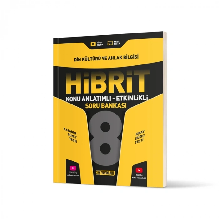 HIZ 8. SINIF HİBRİT DİN KÜLTÜRÜ VE AHLAK BİLGİSİ SORU BANKASI