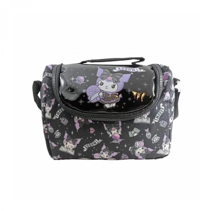 TMN 591648 KUROMI OMUZ ASKILI TEK GÖZLÜ BESLENME ÇANTASI 2732 LİLA-SİYAH