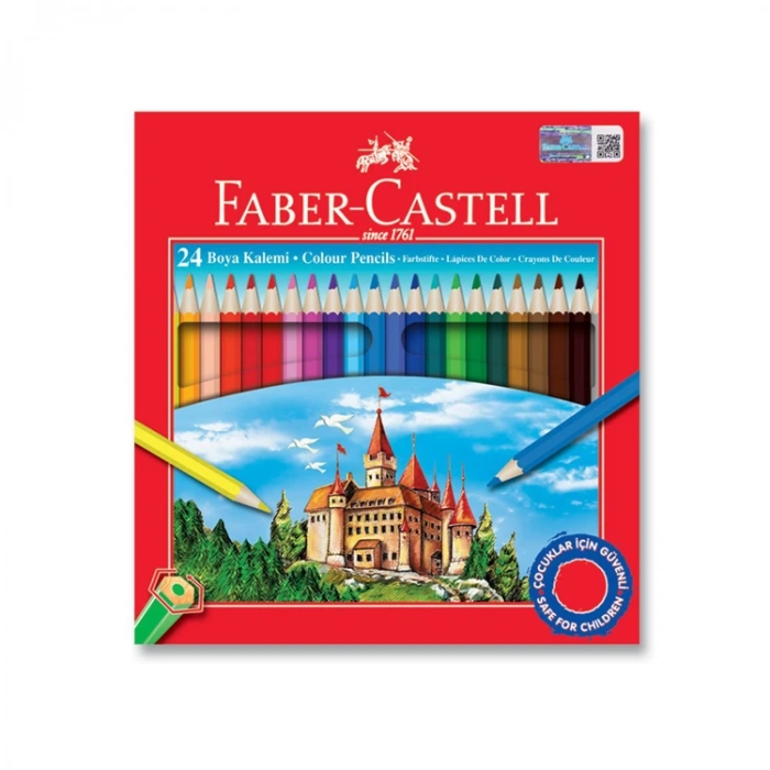 FABER CASTELL REDLINE TAM BOY 24LÜ  KURU BOYA