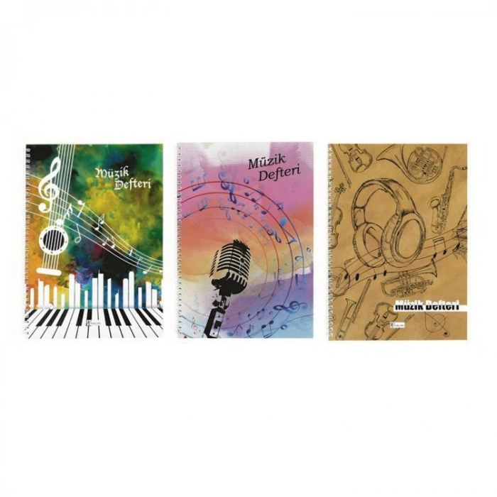 KESKİN MÜZİK DEFTERİ A4 SPİRALLİ 40YP.