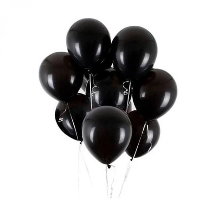 RASYONEL ST0025  EKO METALİK BALON 100LÜ - SİYAH