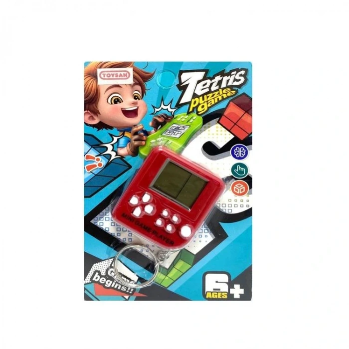 TOYSAN 555-36 KÜÇÜK KARTELADA TETRİS OYUN KONSOLU +6