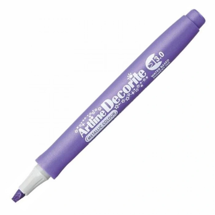 ARTLINE EDFM-3 DECORITE 3.0mm KESİK UÇ MARKER METALİK PURPLE