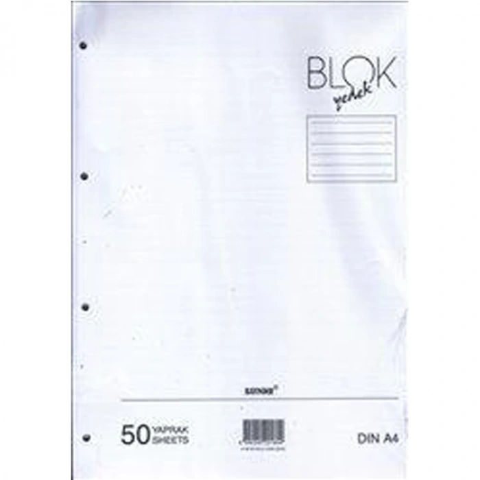 BAYINDIR A4 BEYAZ KOLEJ YEDEĞİ ÇİZGİLİ