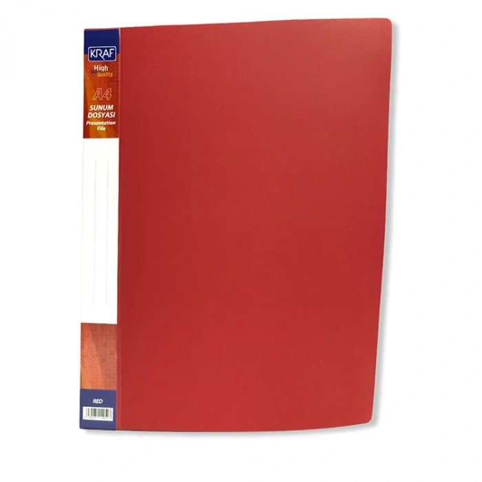 KRAF F100AK SUNUM DOSYASI 100LÜ KIRMIZI