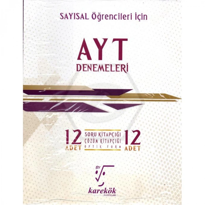 KAREKÖK AYT SAYISAL 12Lİ DENEMELERİ