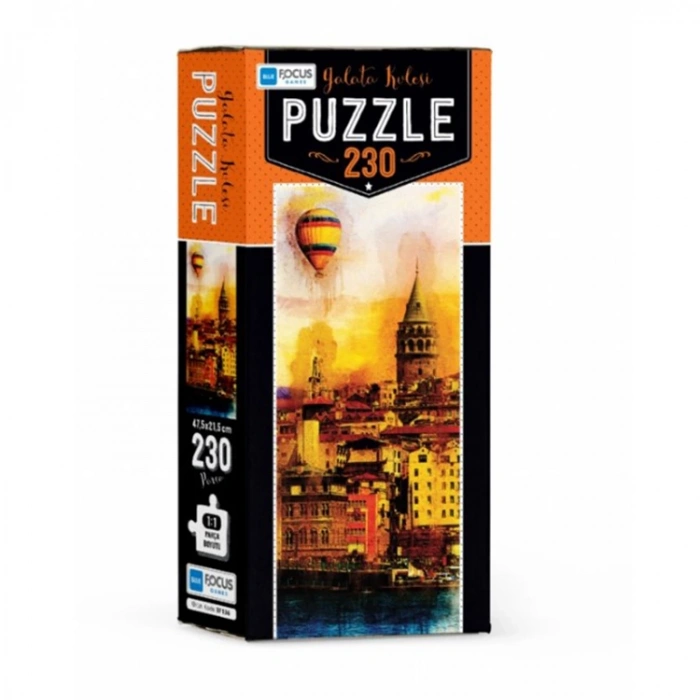 BLUE FOCUS BF136 GALATA KULESİ PUZZLE YAPBOZ 47,5x21,5cm 230 PARÇA