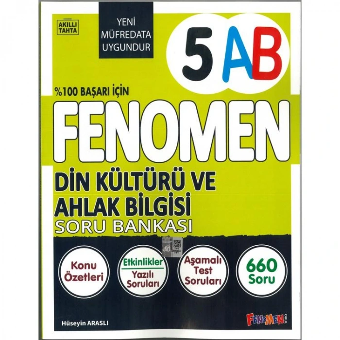 FENOMEN 5. SINIF DİN KÜLTÜRÜ VE AHLAK BİLGİSİ A-B KONU ÖZETLİ SORU BANKASI