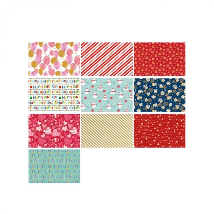 KESKİN TEKLİ RULO HEDİYELİK AMBALAJ KAĞIDI 70X100 100348-99