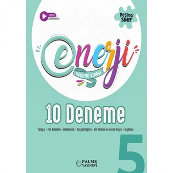 PALME 5.SINIF ENERJİ TÜM DERSLER 10 DENEME VİDEO ÇÖZÜMLÜ