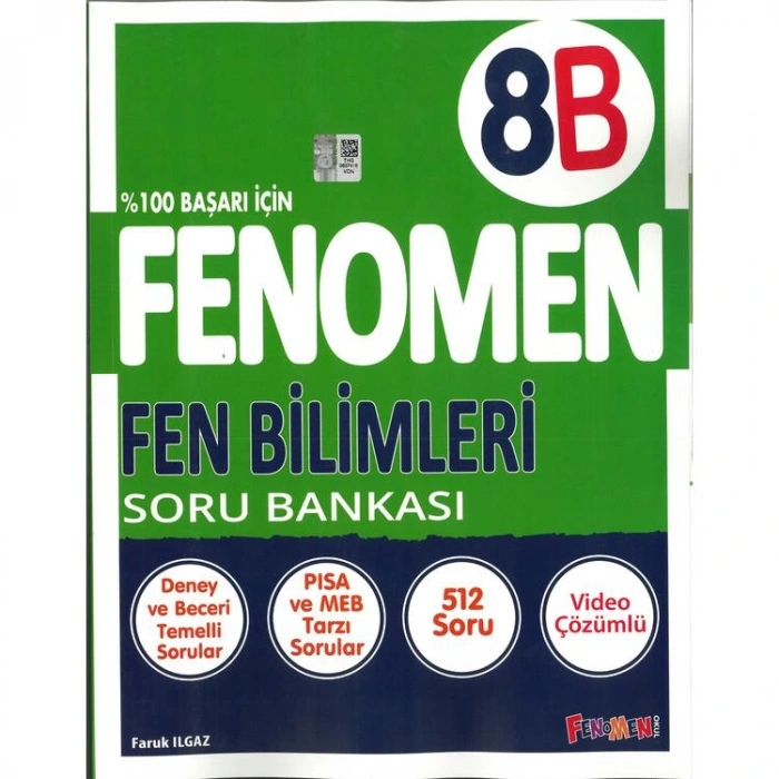 FENOMEN  8. SINIF  FEN BİLİMLERİ B SORU BANKASI