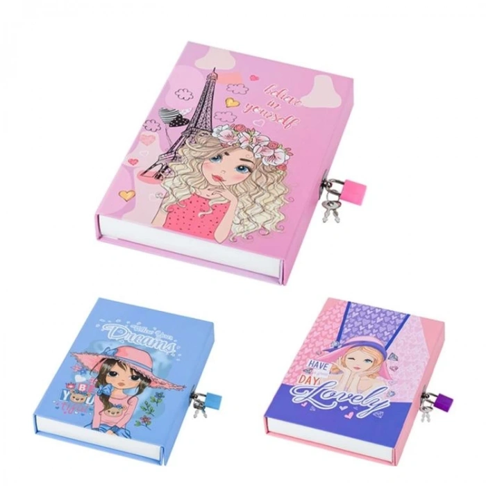 MİKRO HT-64 KIZ KİLİTLİ HATIRA DEFTERİ