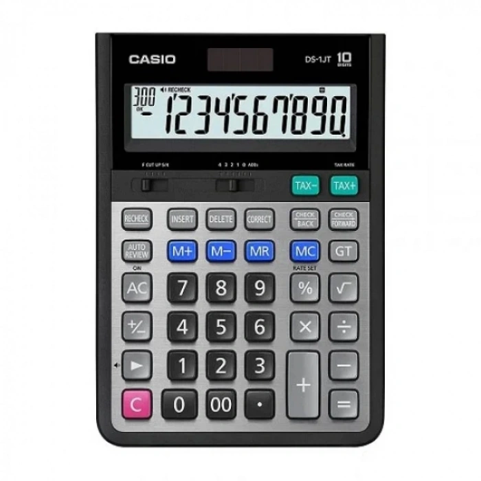 CASIO DS-1JT 10 HANE MASA ÜSTÜ HESAP MAKİNESİ