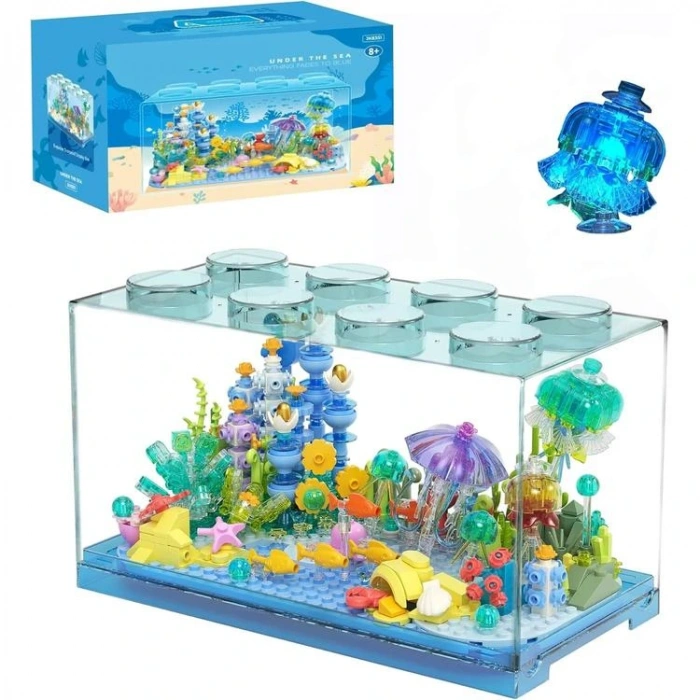 VAGONLIFE JAKI JK8311 OKYANUS DENİZ ALTI AKVARYUM 597 PARÇA BLOCK OYUNCAK 8+