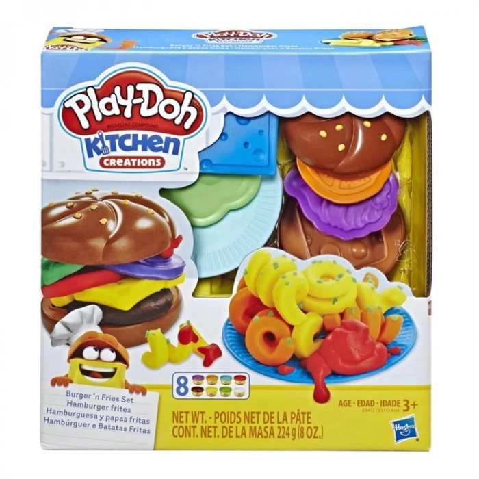 HASBRO PLAYDOH E5512/E5472 KITCHEN MUTFAK ATÖLYESİ SILLY SNACKS 3+