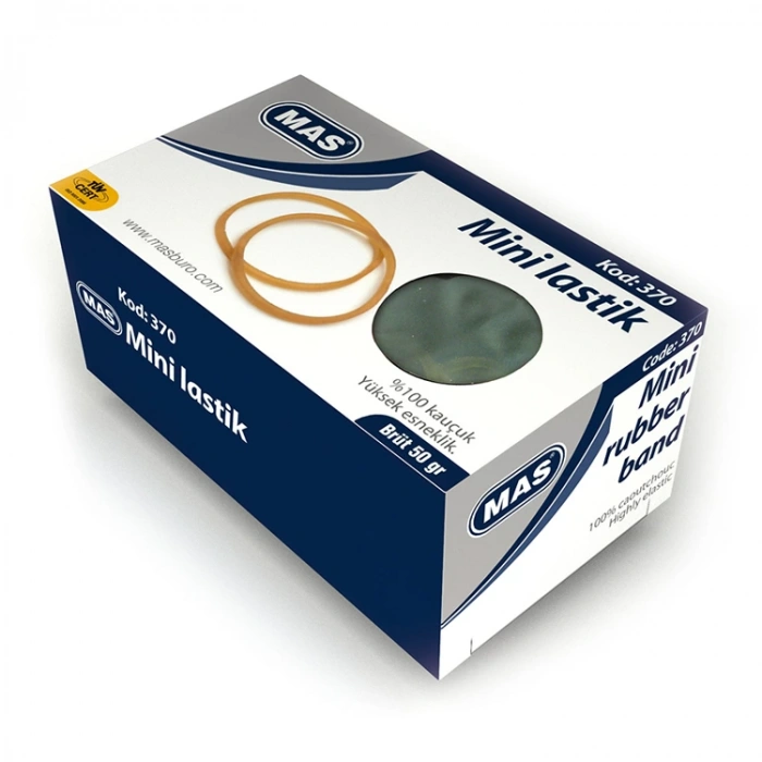 MAS 370 MİNİ AMBALAJ LASTİĞİ 50gr. %100 KAUÇUK
