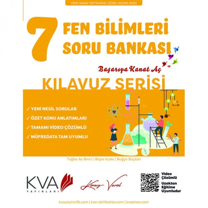 KORAY VAROL AKADEMİ KILAVUZ SERİSİ 7. SINIF FEN BİLİMLERİ SORU BANKASI
