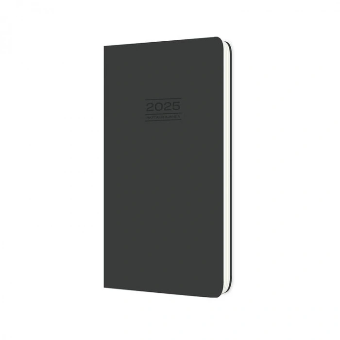 KESKİN 8x16cm CİLTLİ HAFTALIK CEP AJANDASI - SİYAH 600083
