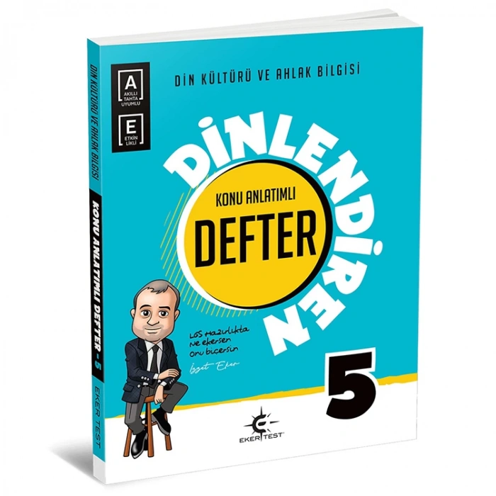 EKERTEST 5.SINIF DİN KÜLTÜRÜ VE AHLAK BİLGİSİ DİNLENDİREN DEFTER KONU ANLATIMLI