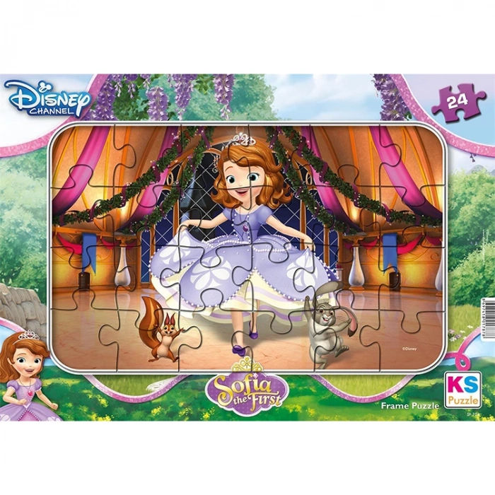 KS GAMES T694 DISNEY SOFIA THE FIRST FRAME YAPBOZ/PUZZLE 24 PARÇA  3+