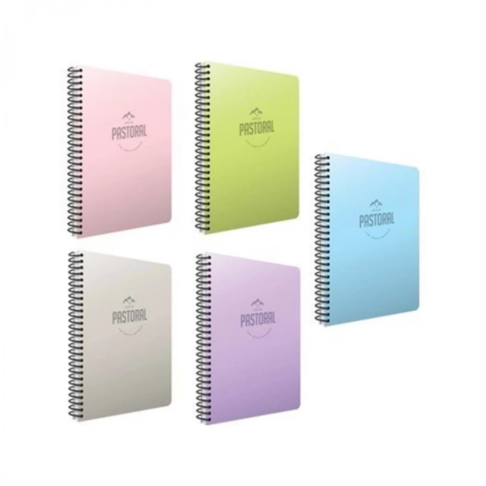 GIPTA PASTORAL SPİRALLİ PP.KAPAK A4 40 YP. KARELİ DEFTER