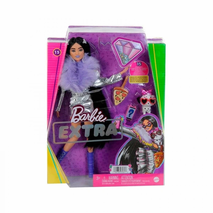 BARBIE EXTRA - MOR BOTLU BEBEK HHN07