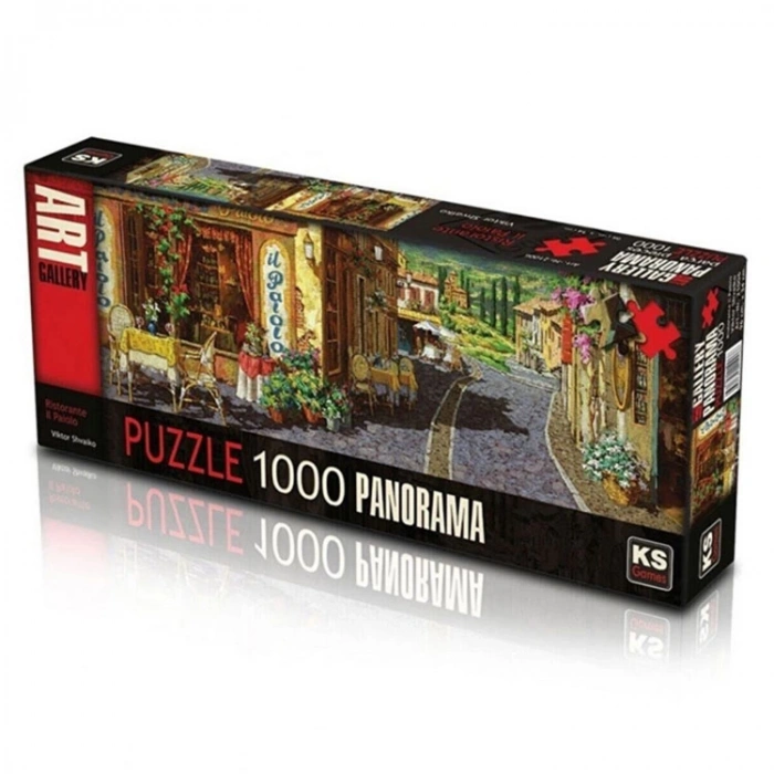 KS GAMES 21006 RISTIRANTE II PAIOLO 96x34cm PANORAMA YAPBOZ/PUZZLE 1000 PARÇA