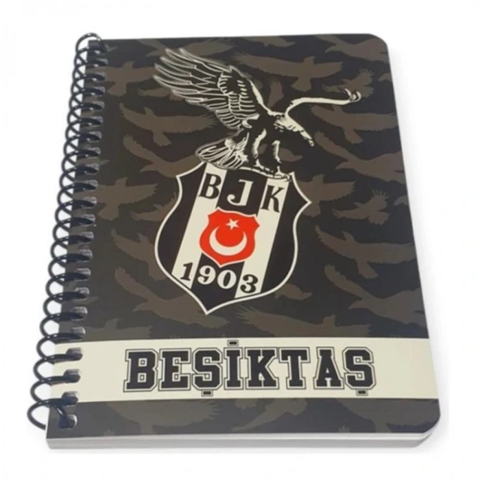 TMN BEŞİKTAŞ SPİRALLİ A6 KARTON KAPAK ÇİZGİLİ NOT DEFTERİ 591711
