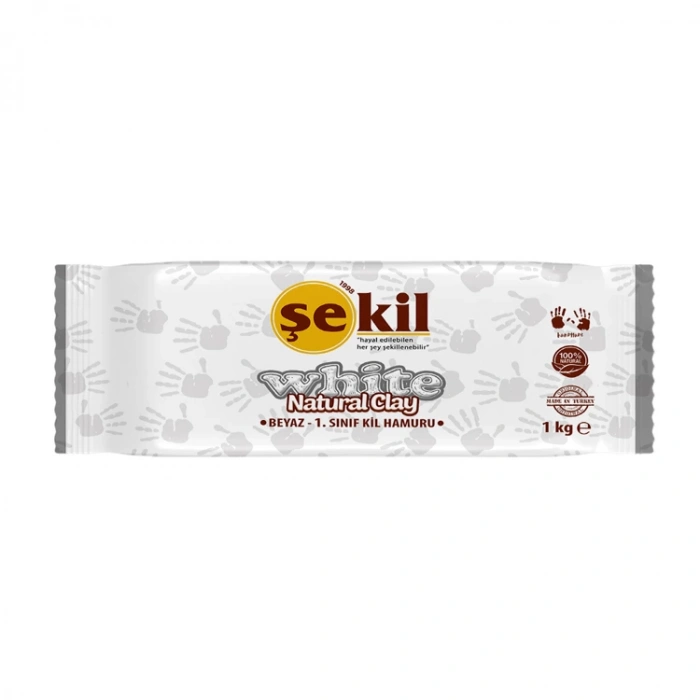 ŞEKİL VK1000KHV SERAMİK HAMURU BEYAZ 1000GR.