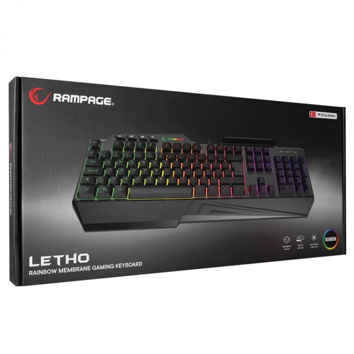RAMPAGE KB-R22 LETHO MULTİMEDİA RAİNBOW BACKLİGHT