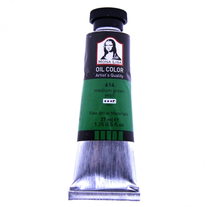 MONALİSA YAĞLI BOYA 37 ML TÜP  MO037-614 YEŞİL