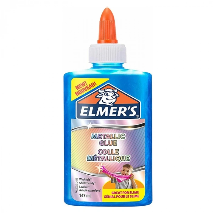 ELMERS 2109503 SLIME SIVI YAPIŞTIRICI 147 ML METALİK MAVİ