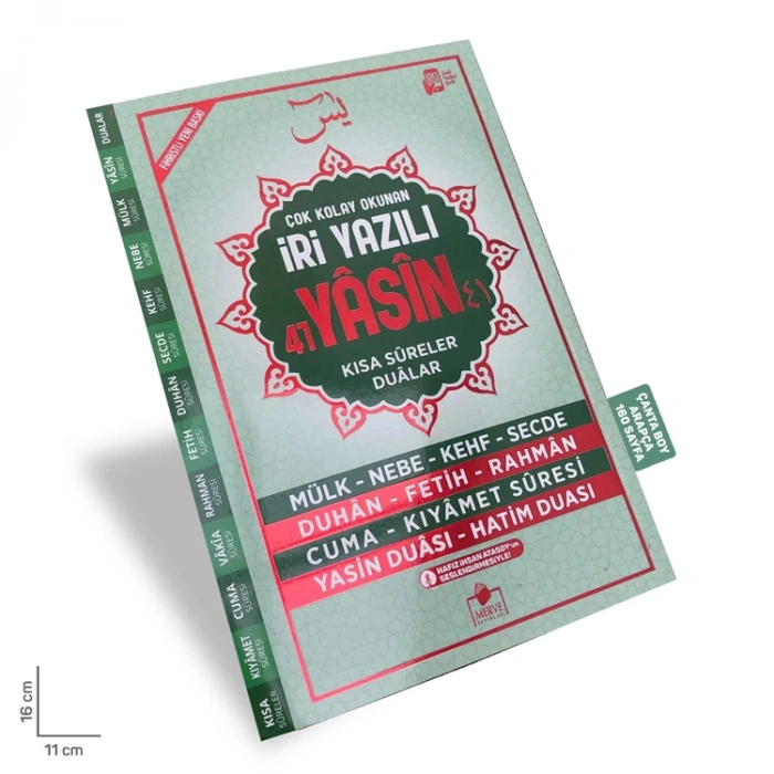 SESLİ YASİN-İ ŞERİF ARAPÇA İRİ YAZILI ORTA BOY