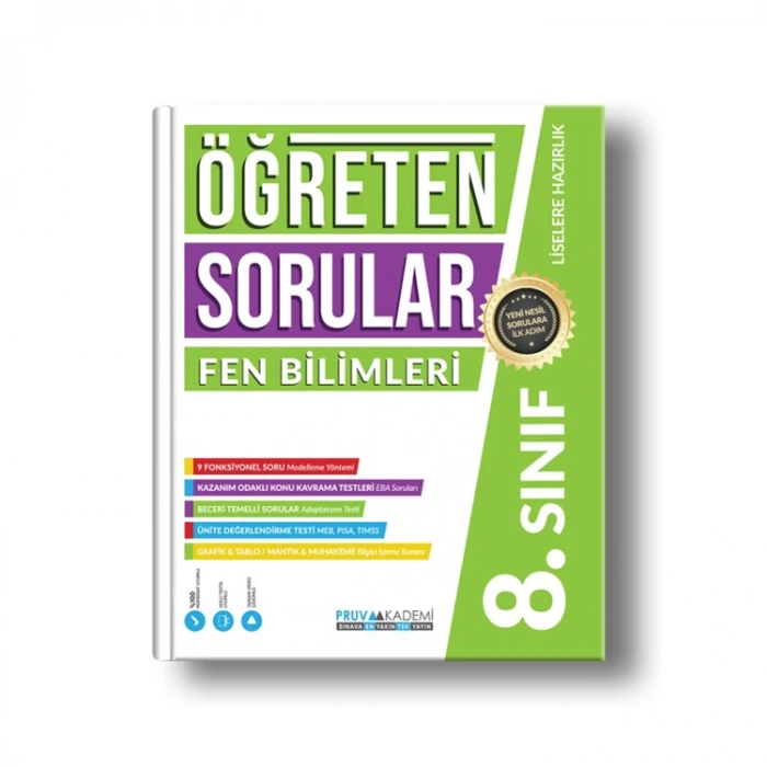 PRUVA 8. SINIF LGS FEN BİLİMLERİ ÖĞRETEN SORULAR