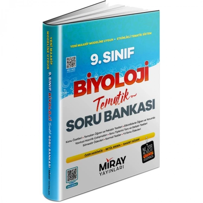 MİRAY YAYINLARI 9. SINIF BİYOLOJİ SORU BANKASI