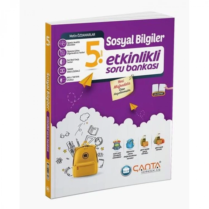 ÇANTA 5. SINIF SOSYAL BİLGİLER ETKİNLİKLİ KAZANIM SORU BANKASI