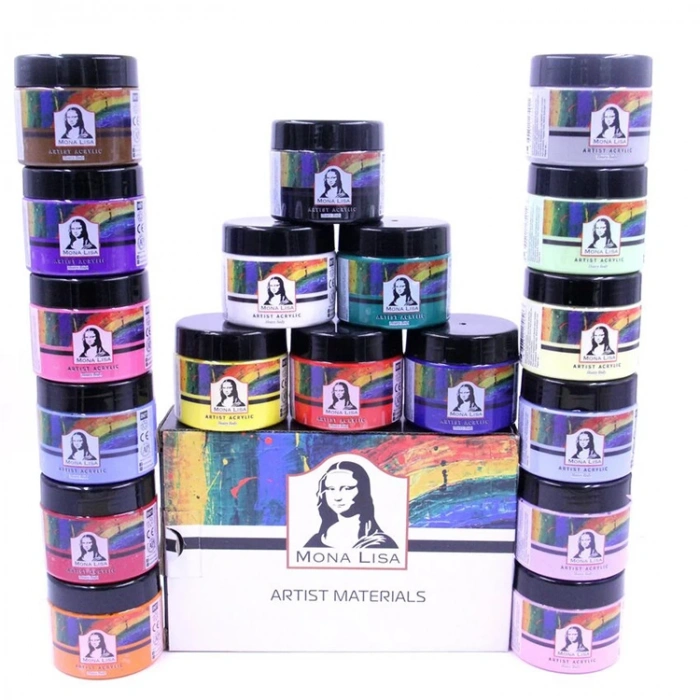 MONA LİSA MA125-X18-1 AKRİLİK BOYA SET 125ml.18 RENK
