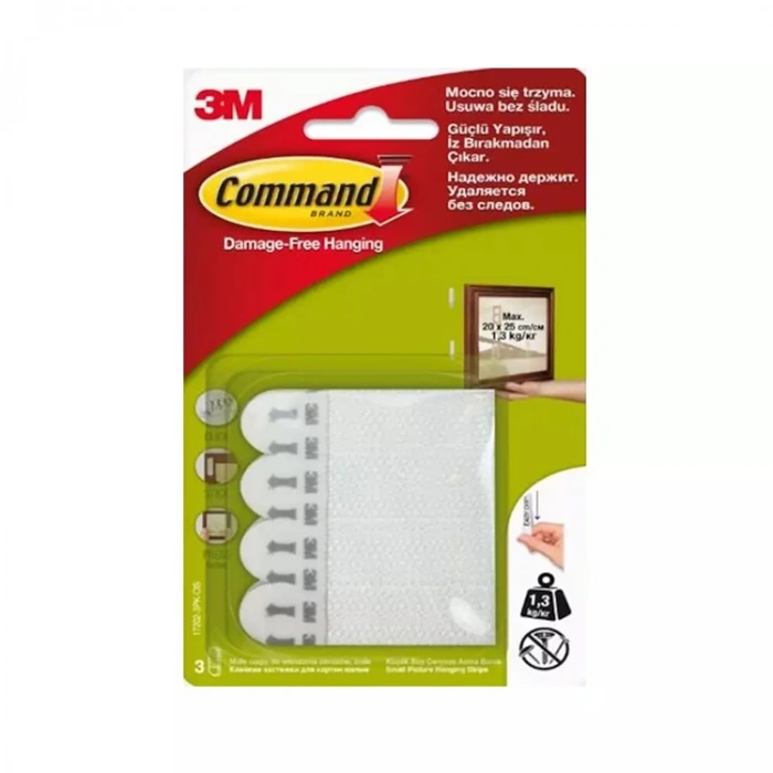 3M COMMAND ASKI CIRT BANT K.BOY 3LÜ 17202-3PK