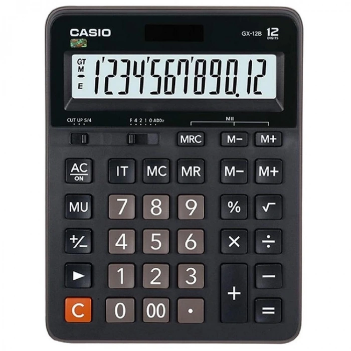 CASIO GX-12B 12 HANE MASAÜSTÜ HESAP MAKİNESİ