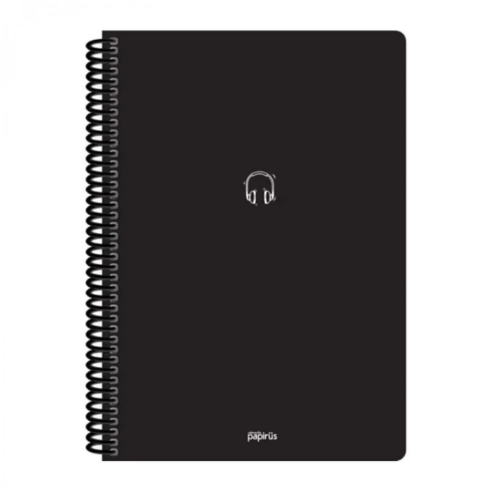 PAPİRÜS  HOLA SERT KAPAK SPİRALLİ 16X23 120YP. ÇİZGİLİ DEFTER