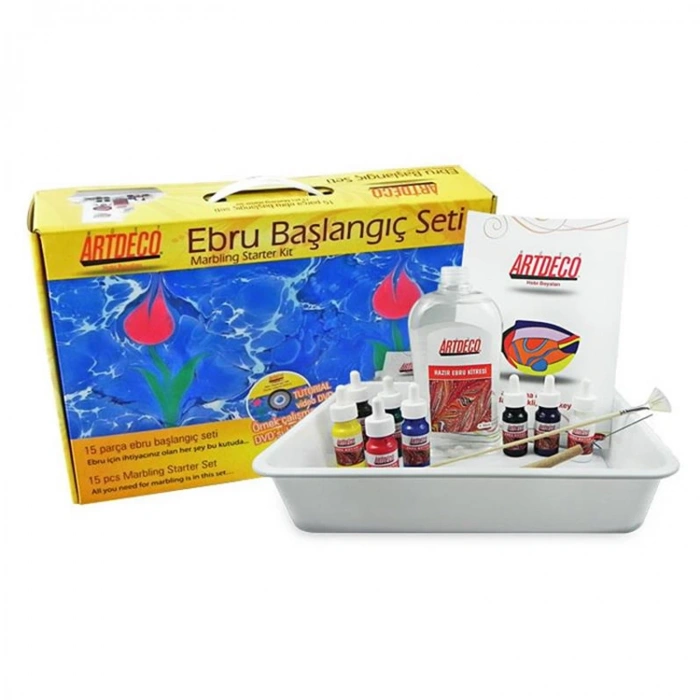 LİSANS ARTDECO EBRU SETİ ÇANTALI 8Lİ