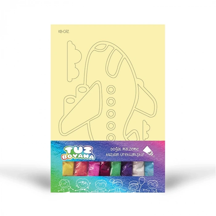 ARTİKEL TUZ BOYAMA SETİ POŞETLİ UÇAK2 KB-072