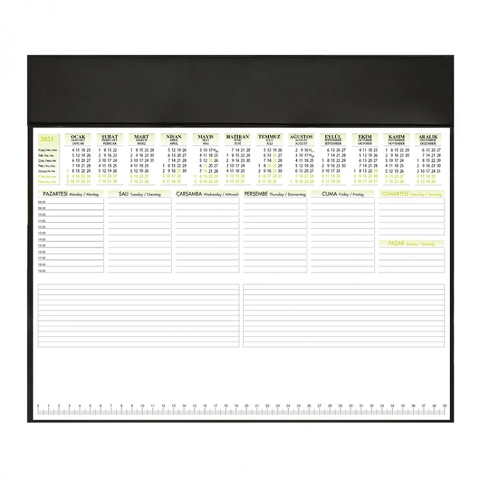 KESKİN AJ-68 28X40 HAFTALIK MASA SÜMENİ BİALALI  -600008-99